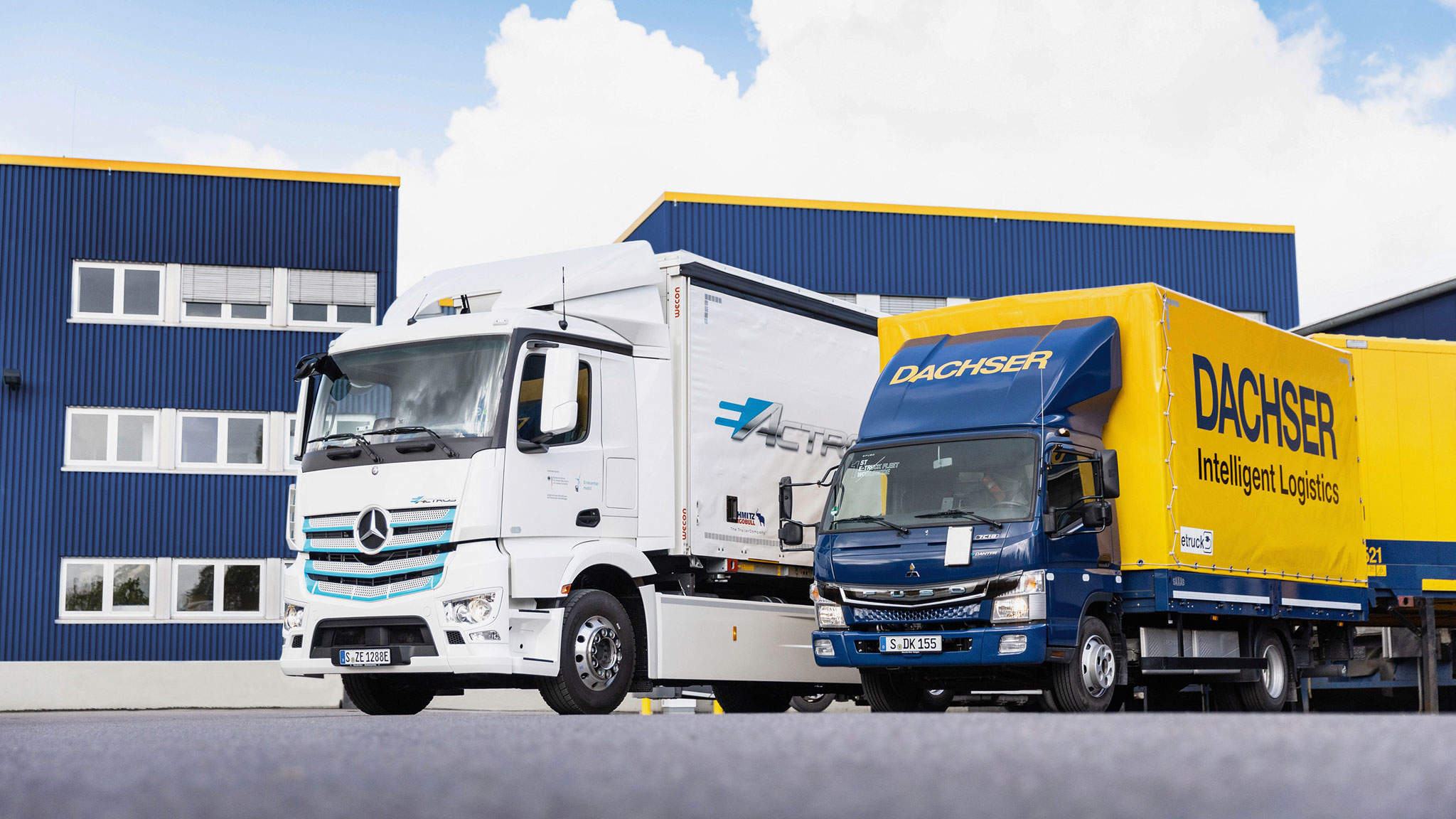 Pruebas de campo de camiones eléctricos: el eActros y el eCanter