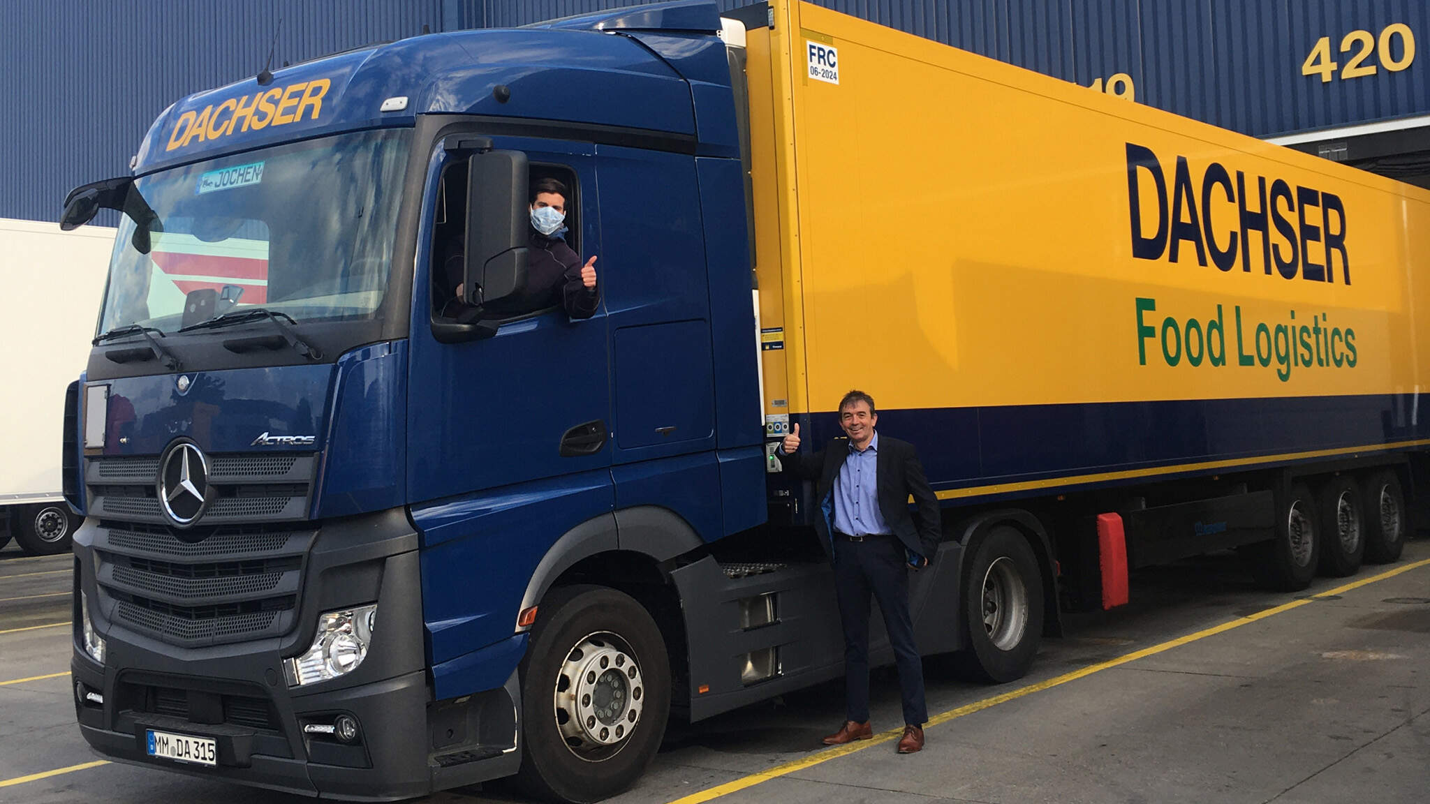Christian Ludwig y Jürgen Schneider, DACHSER Logistics center Allgäu en Memmingen Christian Ludwig y Jürgen Schneider, DACHSER Logistics center Allgäu en Memmingen
